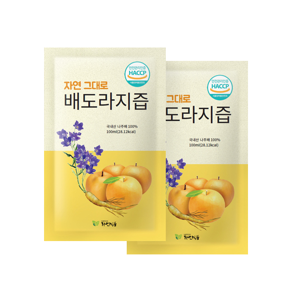 자연 그대로 배도라지즙 100ml 60포 - 상세 이미지 3