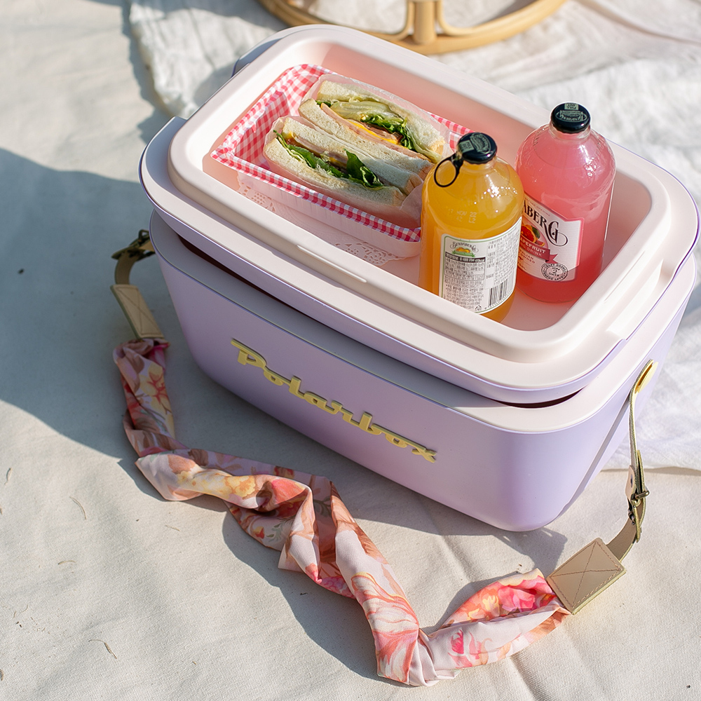 폴라박스 감성 캠핑 피크닉 쿨러 보온보냉 아이스박스 12L 20L