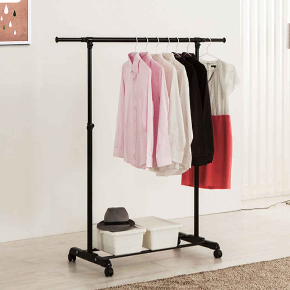 소형 행거 폭 좁은 작은 공간 낮은 행거 트롤리 행거