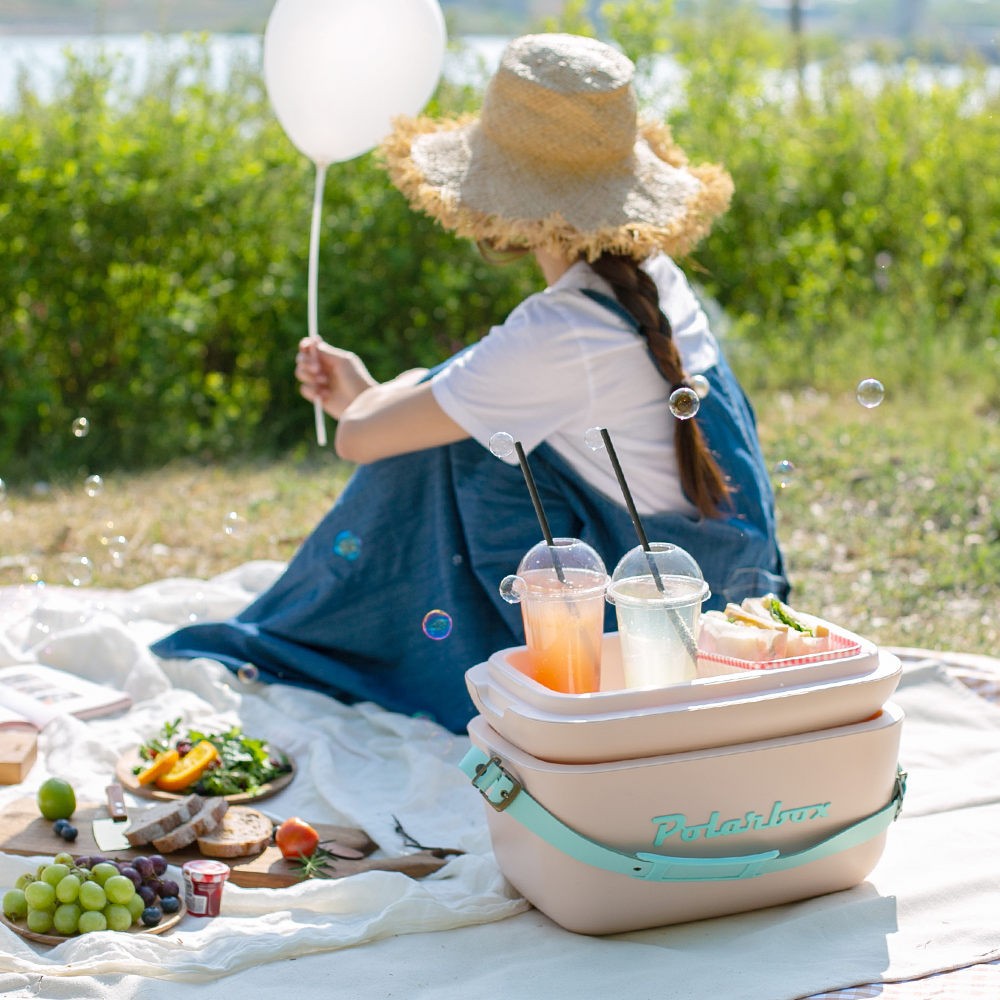 폴라박스 감성 캠핑 피크닉 쿨러 보온보냉 아이스박스 12L 20L