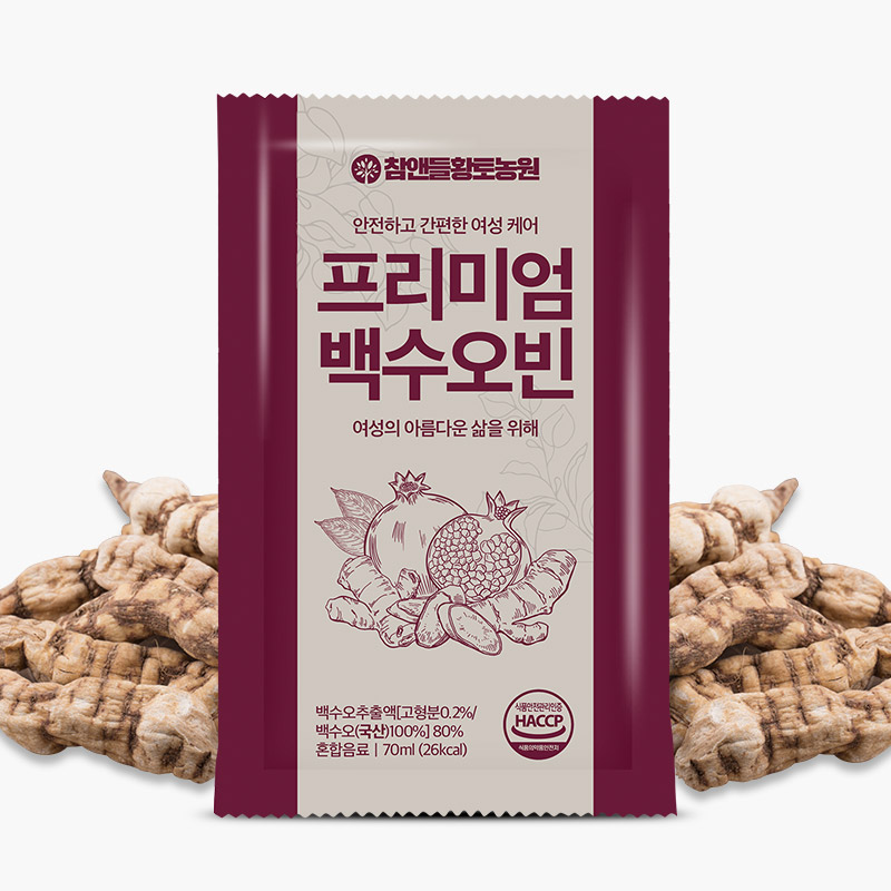 참앤들황토농원 프리미엄 백수오 빈 석류 진액 건강 즙 70ml 1박스 (총 30포) - 상세 이미지 2