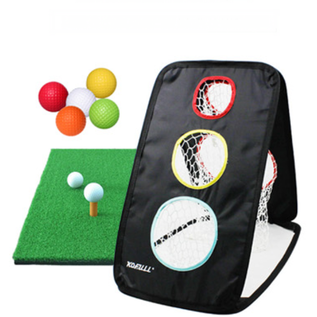 실내골프 연습기 3종 치핑 네트 스펀지 골프공 매트 어프로치 연습장 집에서 골프연습 기구