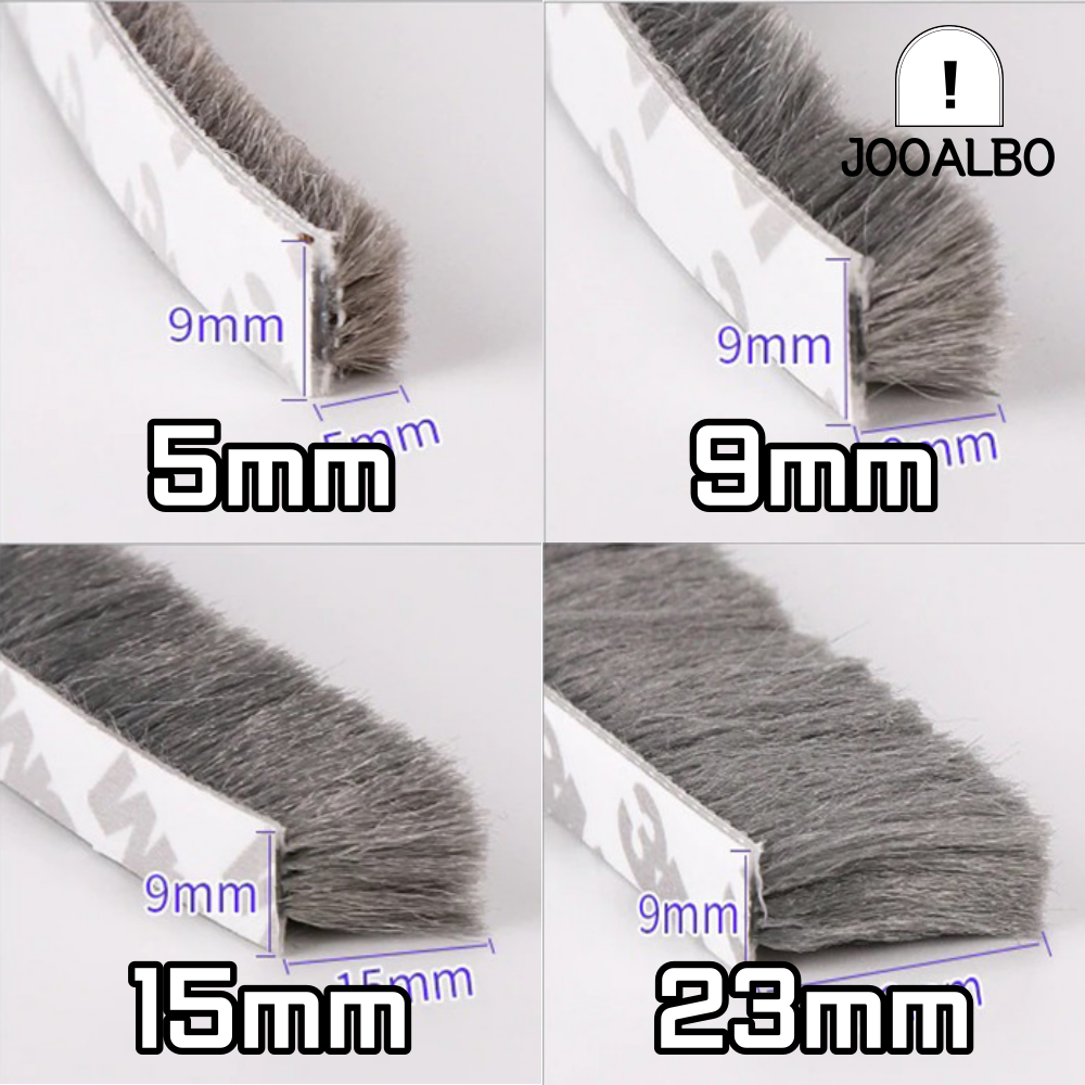 샷시 모헤어 샤시 현관문 문풍지 창문 틈새막이 창틀막이 벌레차단 외풍차단 틈막이 5mm - 상세 이미지 2