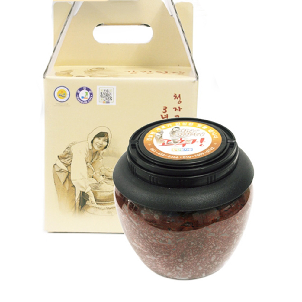 향심씨 재래식 찹쌀고추장 2kg/맛의1번지 전라도 강진 전통 시골 옛날 집 - 상세 이미지 2