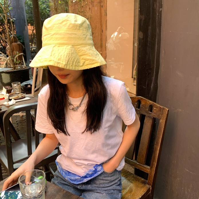 여성 벙거지 챙모자 햇빛 자외선차단 챙넓은 모자 데일리 바캉스 여행 버킷햇 상세 이미지 3