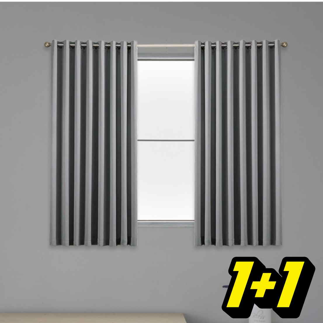 창문형 미니 작은 창문 짧은 암막커튼 반창 자취방커튼