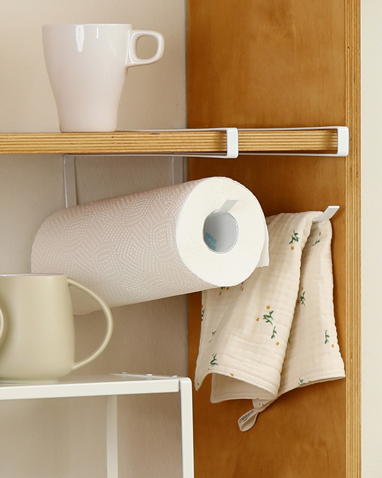 더펜트리 주방 선반 정리용품 클립형 키친타올걸이(CRP0021)