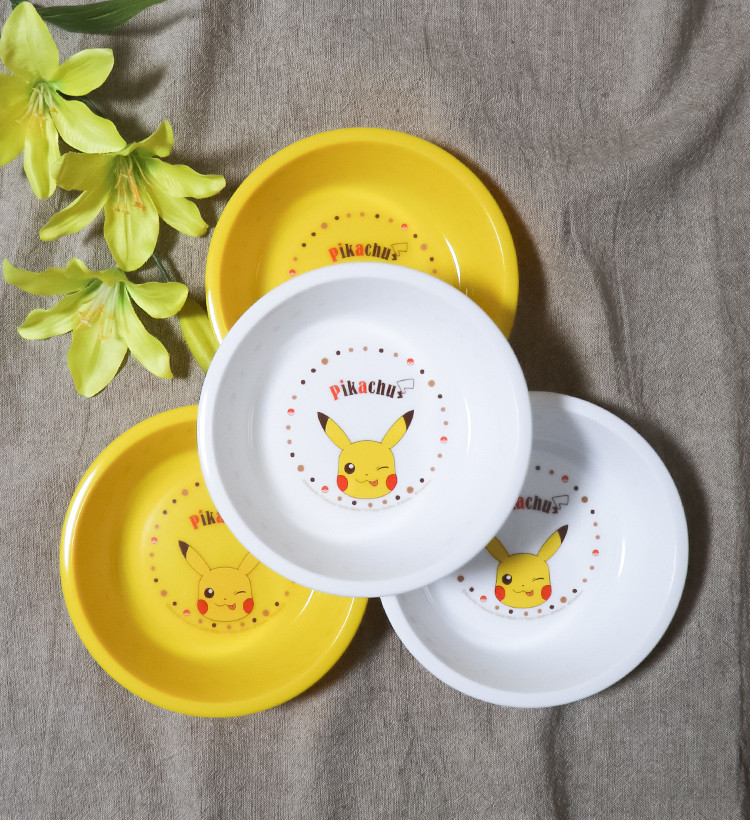 스케이터 포켓몬스터 피카츄 캐릭터 그릇 4p set 15cm - 하카타몰