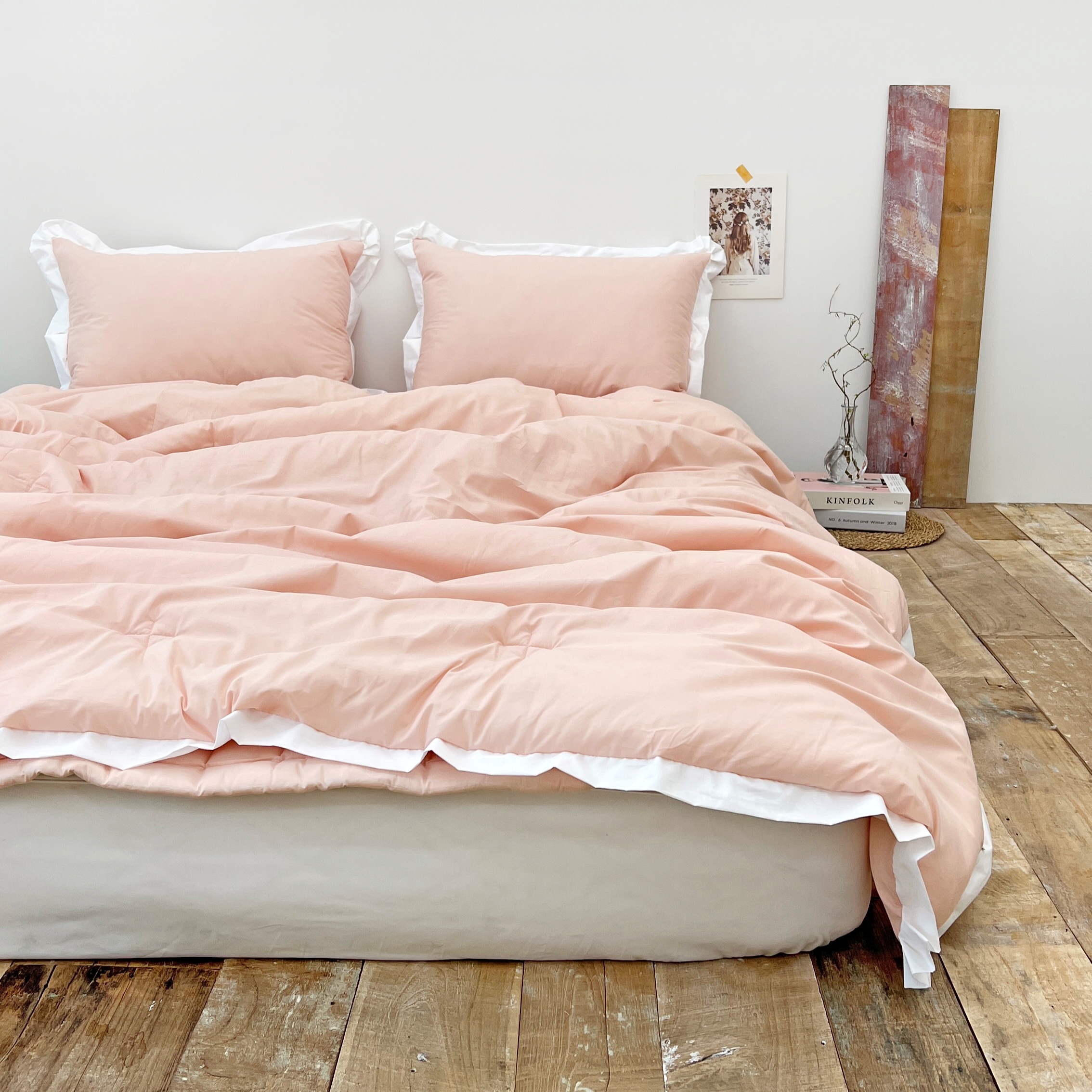 호텔식 심플라인 60수 아사 순면 침구 차렵 이불 S/SS