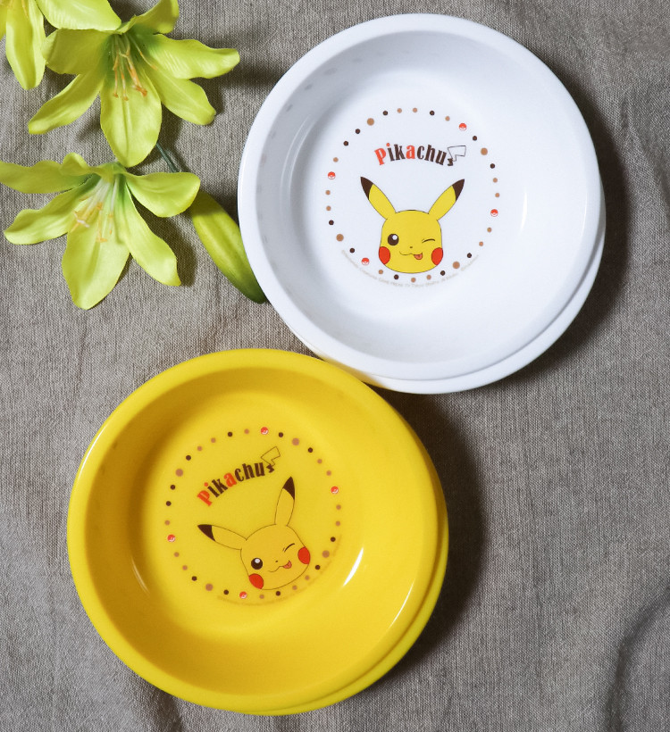 스케이터 포켓몬스터 피카츄 캐릭터 그릇 4p set 15cm - 하카타몰