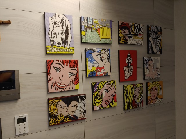 로이 리히텐슈타인 명화 그림 액자 정사각 캔버스 포스터 15종 20x20cm - 상세 이미지 4