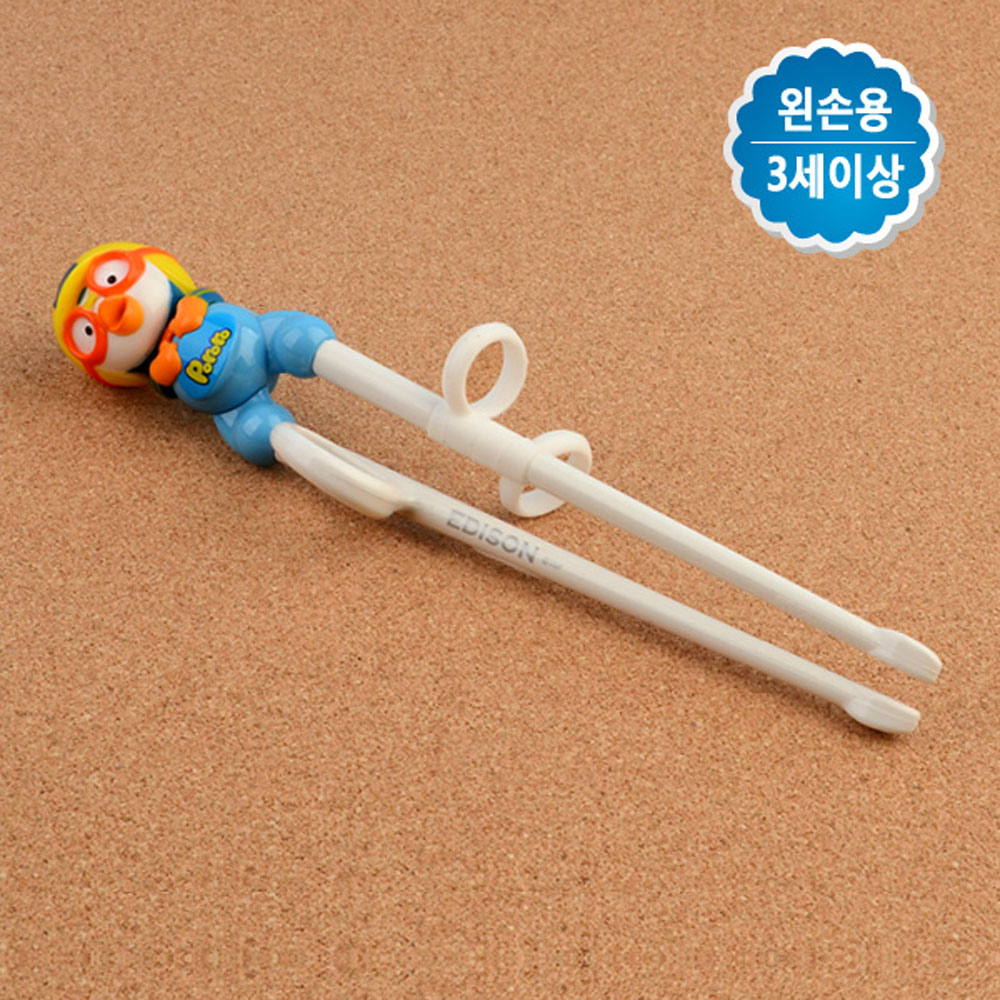 아기첫젓가락 왼손 교정 뽀로로 젓가락 - 상세 이미지 5