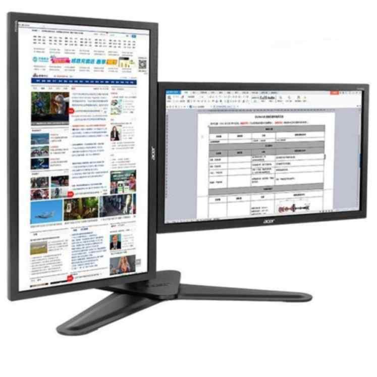 더블 모니터 암 스탠드 주식 다중 모니터 걸이 거치대 