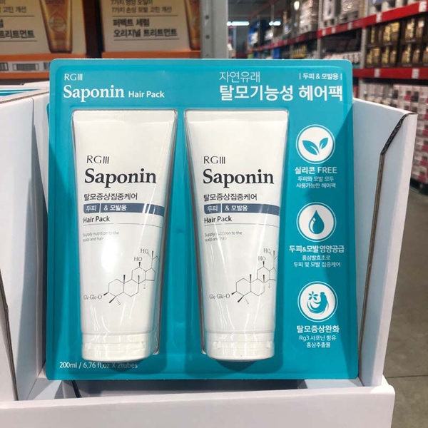 알지쓰리 사포닌 헤어팩 200ml x 2개 : koollookstore