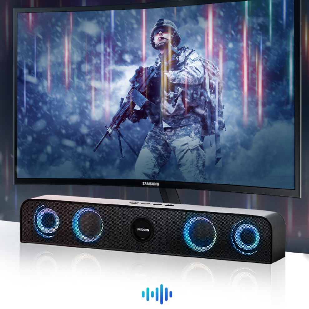 컴퓨터용 스피커 책상 게임용 PC용 게이밍사운드바 데스크탑 스피커