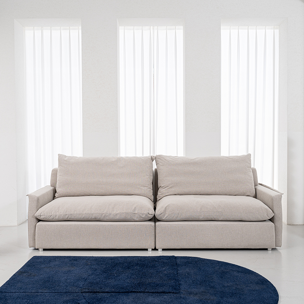 [패브릭소파] 감탄 구스 이지클린패브릭 쇼파 (100%구스,세탁가능)Ph.10 모듈소파