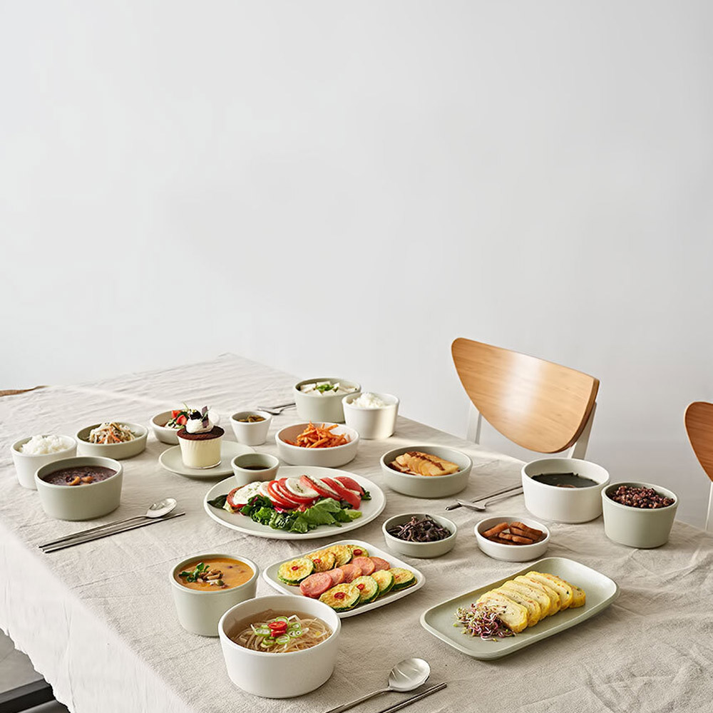 오브 6인 무광 그릇세트 신혼부부 혼수 집들이선물 - 상세 이미지 2