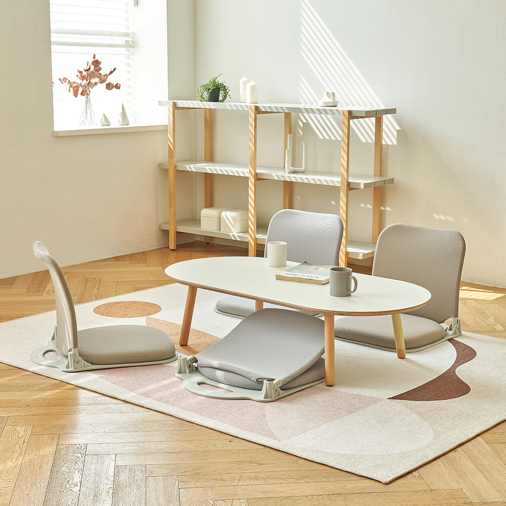 듀오백 온돌 D910 컴퓨터 책상 좌식 의자