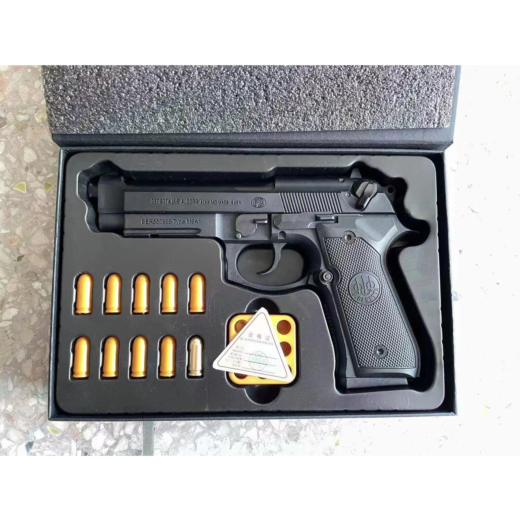 베레타 M9A1 92FS 무동력 블로우백 슬라이드스톱 탄피배출 핸드건 쉐도우2 USP - 상세 이미지 2