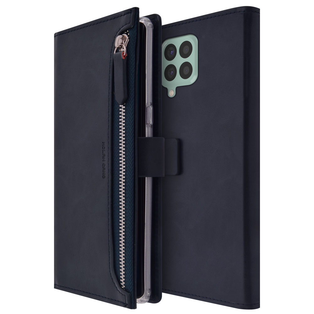 갤럭시 퀀텀3 M53 5G 지갑형 다이어리 케이스 레드 - 상세 이미지 3