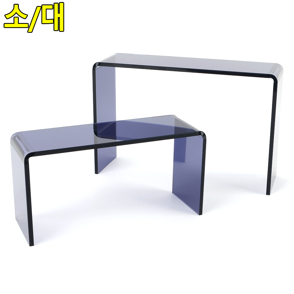 ㄷ자 아크릴 전시대 거치대 진열대 받침대 받침 선반 2종 - 상세 이미지 3