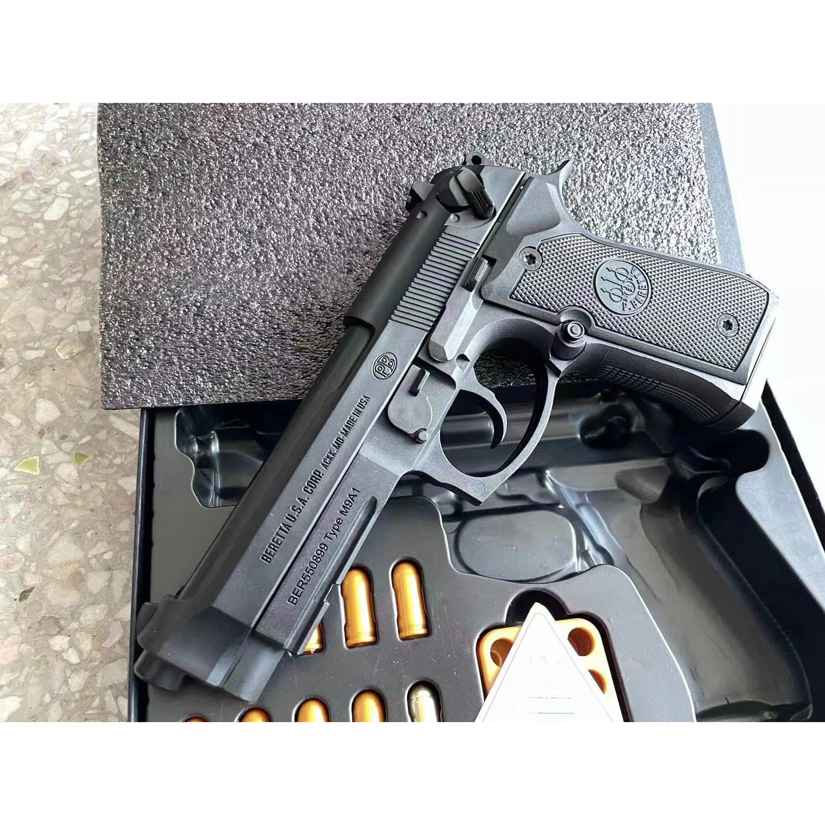 베레타 M9A1 92FS 무동력 블로우백 슬라이드스톱 탄피배출 핸드건 쉐도우2 USP - 상품 이미지