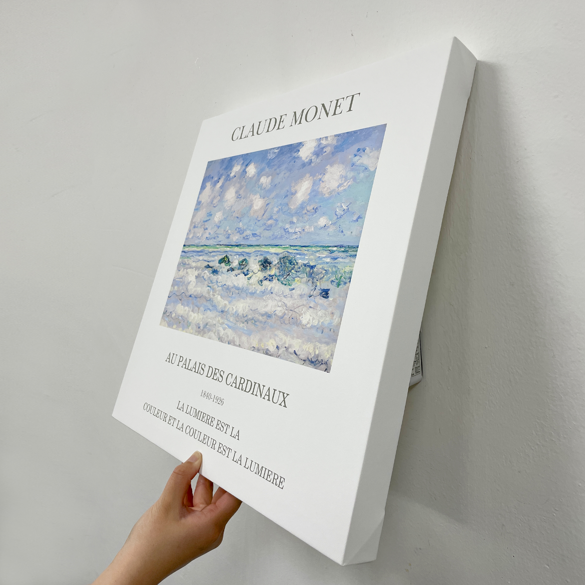 두꺼비집가리개 단자함 배전함 커버 클로드 모네 소형 - 상품 이미지