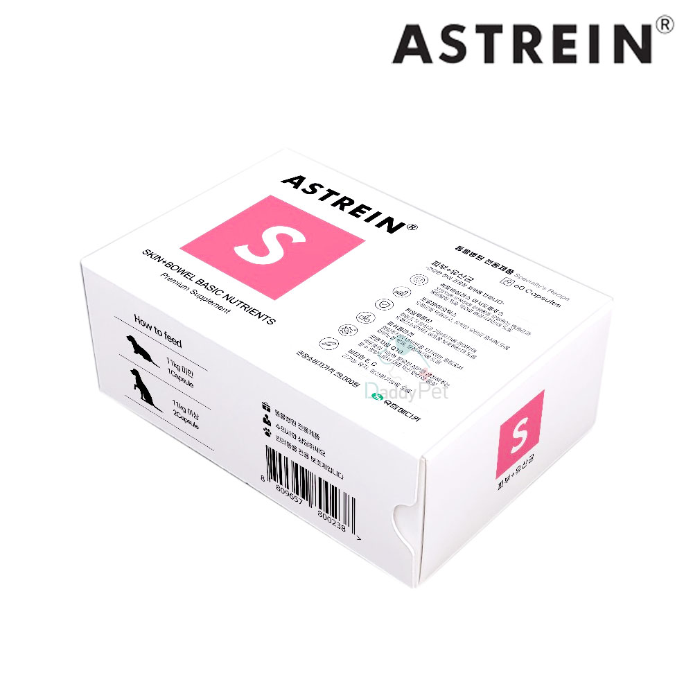 아스트레인 S 스킨 피부 유산균 강아지 고양이 공용 영양제 보조제 ASTREIN 아스트라인 - 상품 이미지