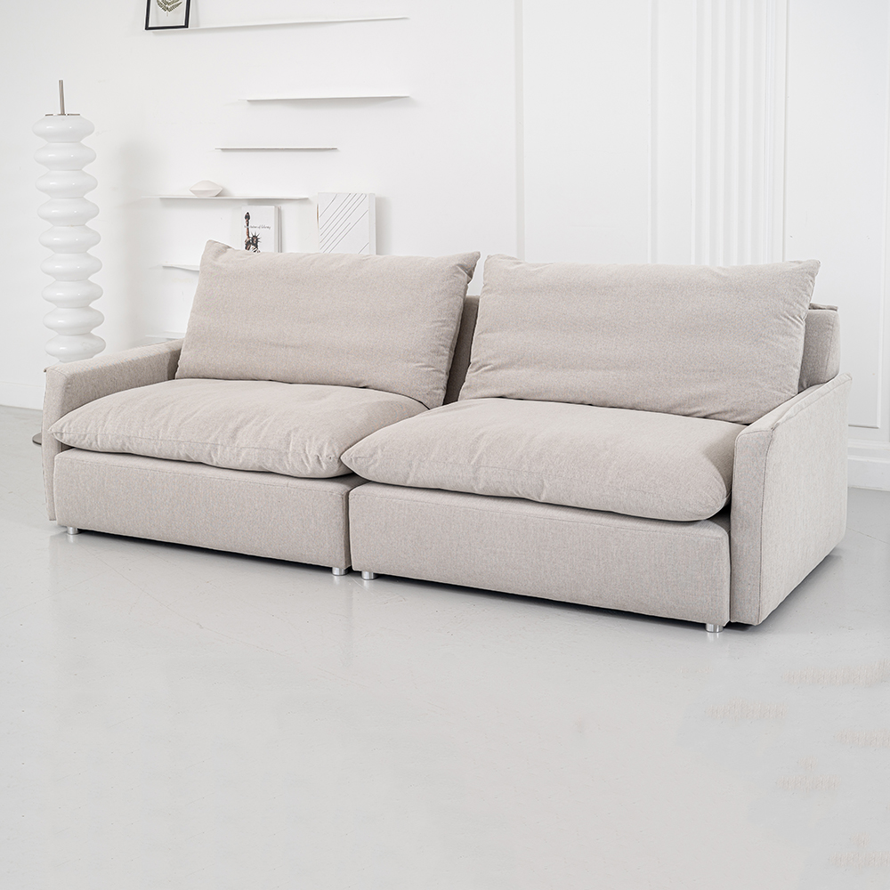 [패브릭소파] 감탄 구스 이지클린패브릭 쇼파 (100%구스,세탁가능)Ph.10 모듈소파