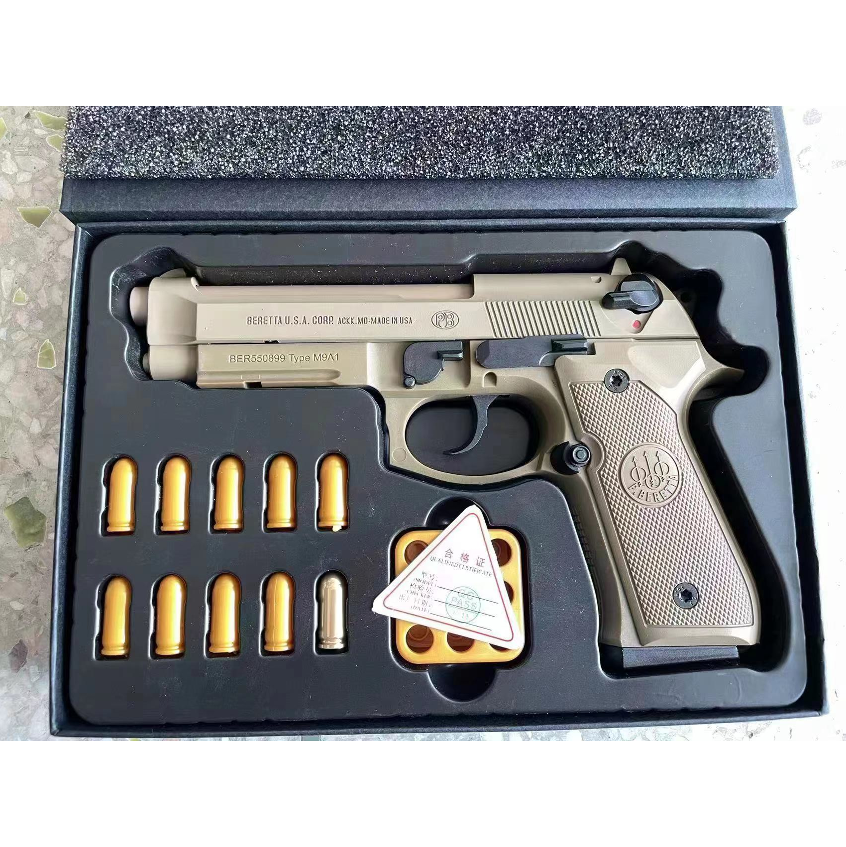 베레타 M9A1 92FS 무동력 블로우백 슬라이드스톱 탄피배출 핸드건 쉐도우2 USP - 상세 이미지 4