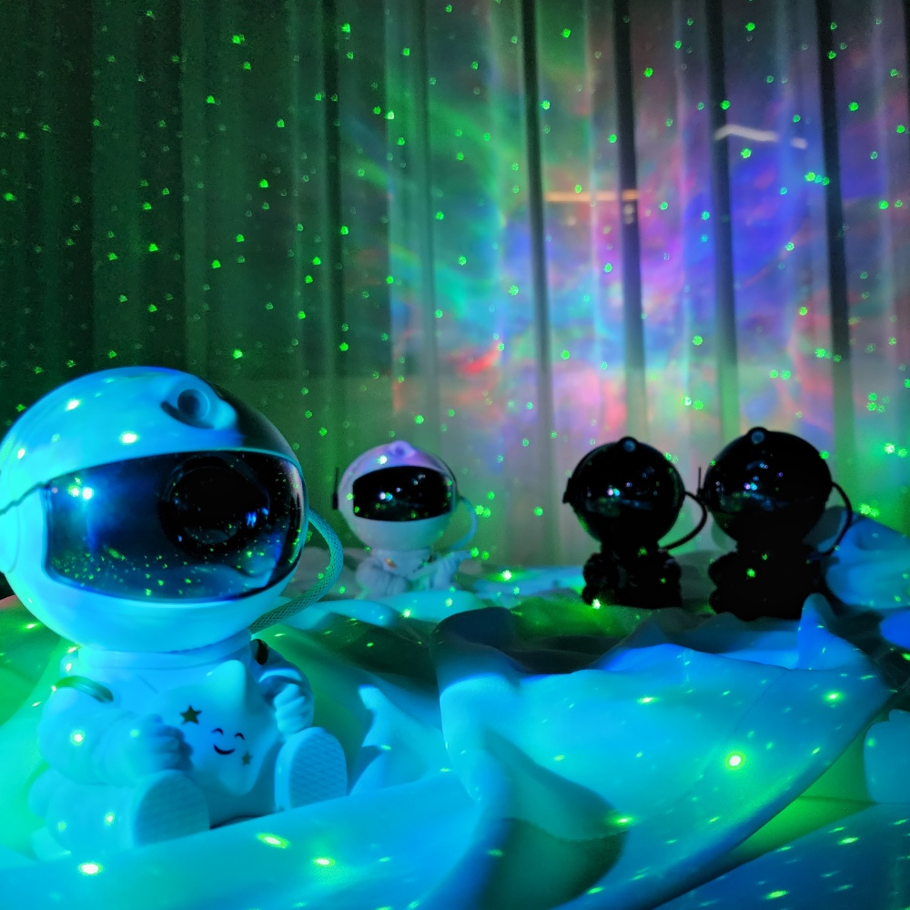 미니 오로라 무드등 우주인 조명 우주 천장 별 달 은하수 미러볼 집들이선물 수면등