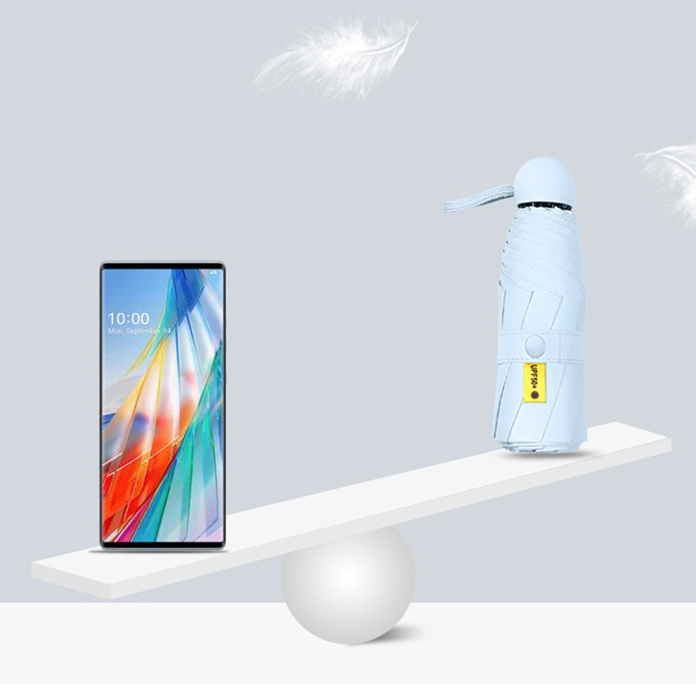 UV 자외선차단 양산 암막 우양산 초경량 미니 6k