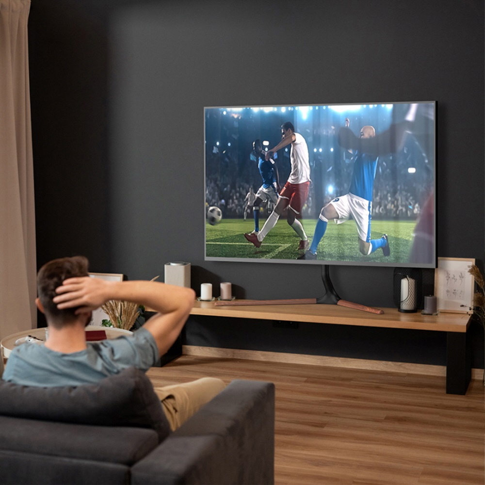 좌우회전 티비 스탠드 높이조절 낮은 TV 거치대 177cm (70인치) - 상품 이미지