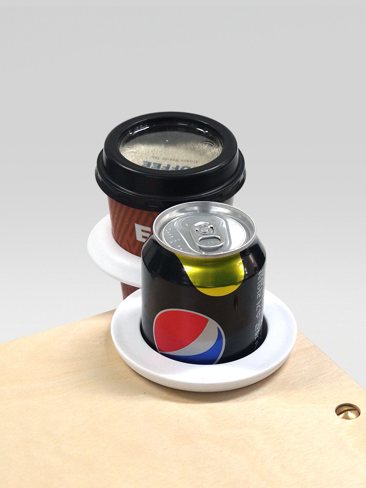 다된다 우드 테이블 2in1 컵홀더