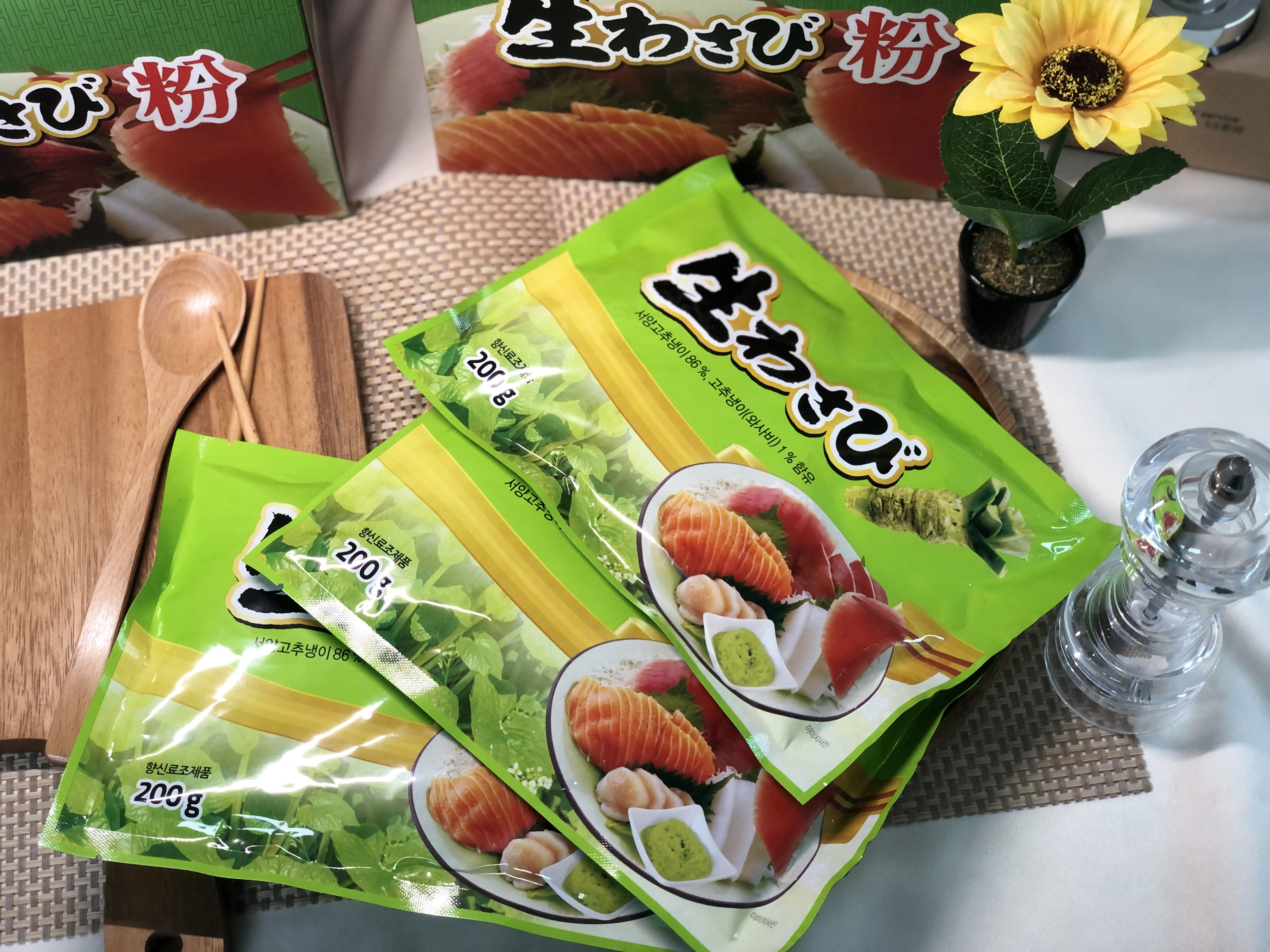 와사비가루 생와사비 와사비 분말 초밥 활용법 스시 리뷰