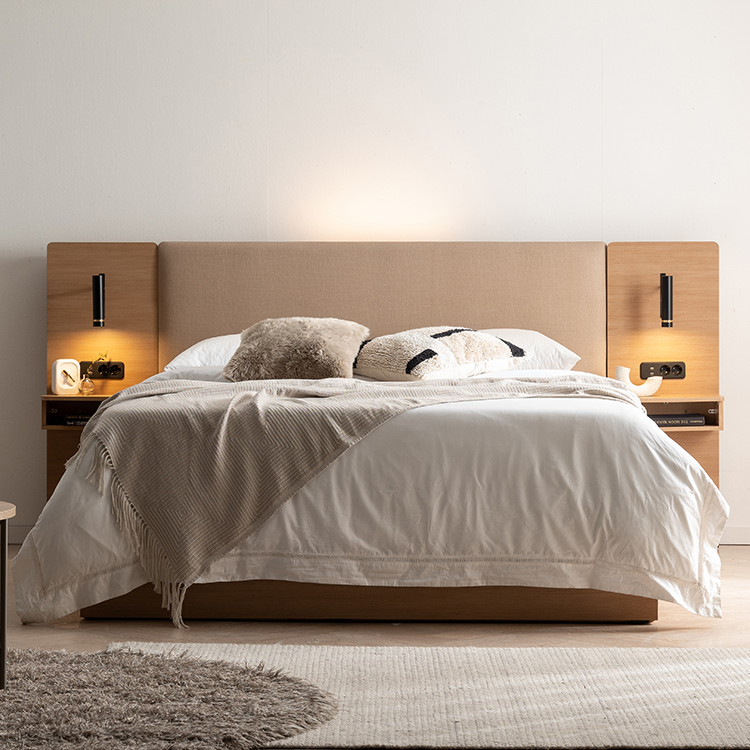 삼익가구 델루나 프리미엄 LED 빅수납 호텔형 슈퍼싱글 가죽 침대 / 매트리스 제외