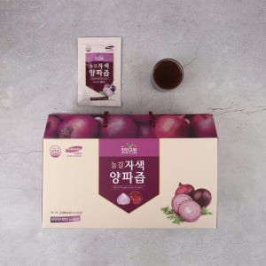 (진안)무농약 자색 양파즙 80ml 30팩 맛있게 먹은 솔직 후기 - 상품 이미지 1