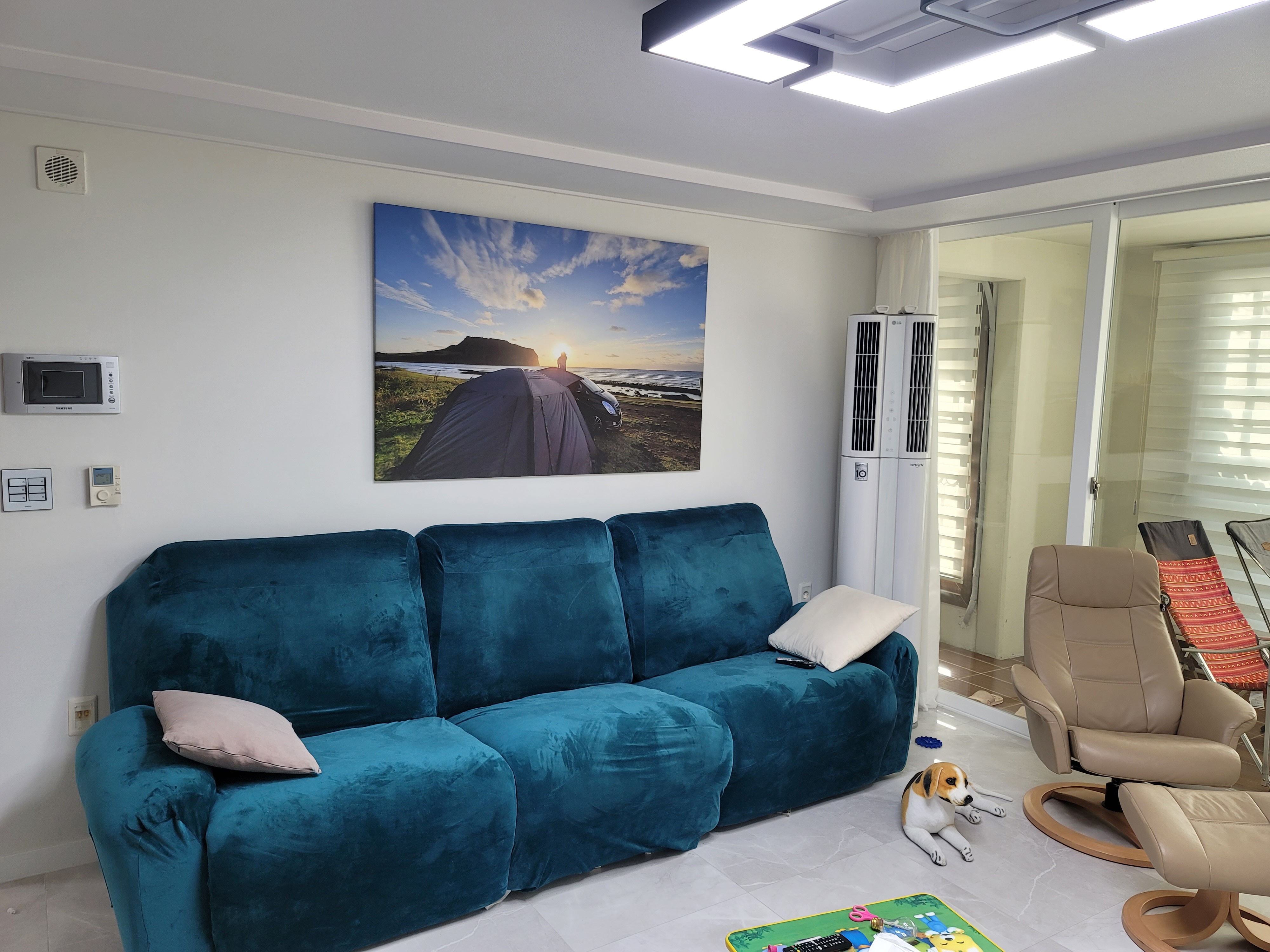 사진인화 캔버스액자 주문 제작 대형 인쇄 출력 핸드폰 결혼 가족 그림 직사각형 3호 옆면흰색