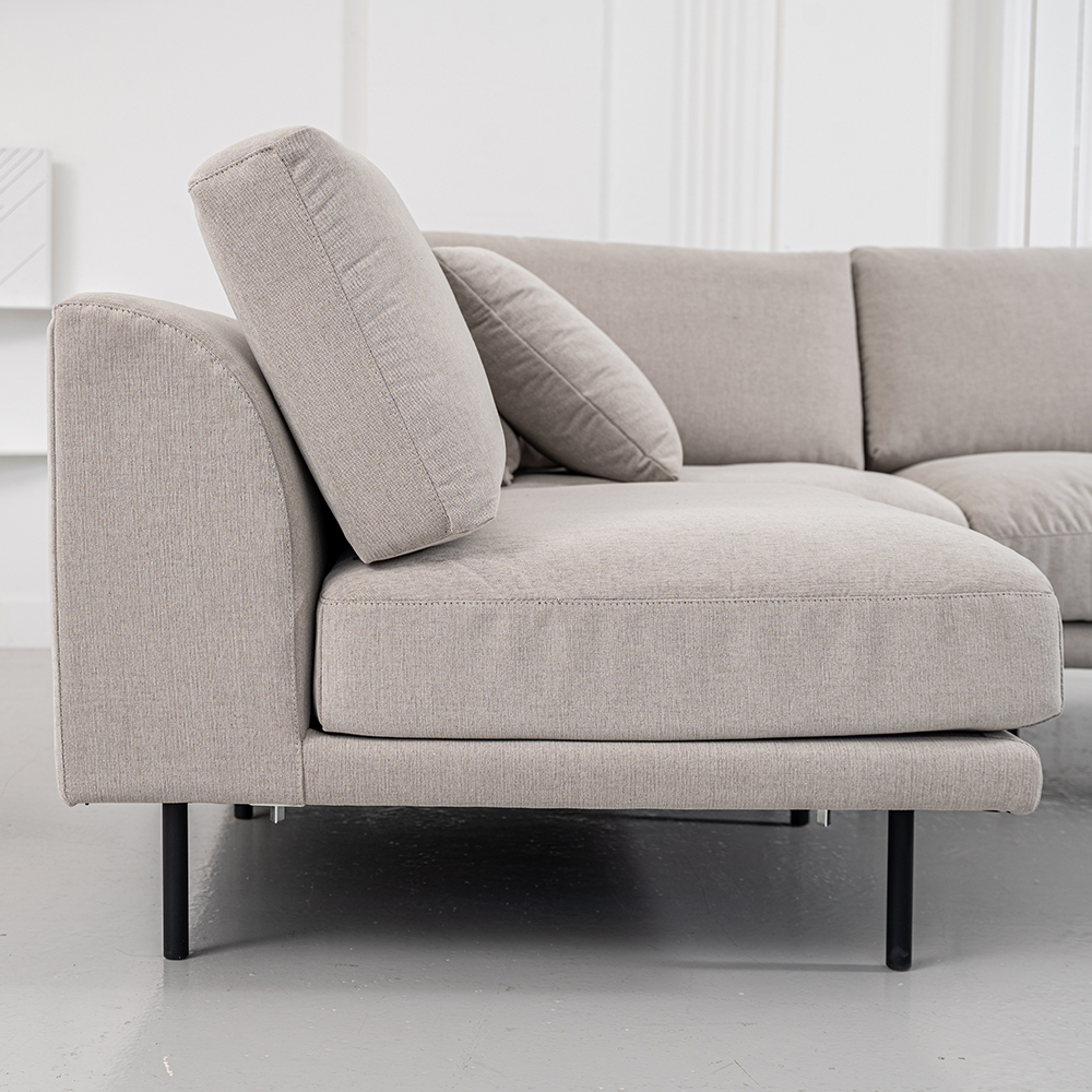 [패브릭소파]글러브 코너 이지클린패브릭소파 100% (방수, 커버분리가능) Ph.12 모듈소파