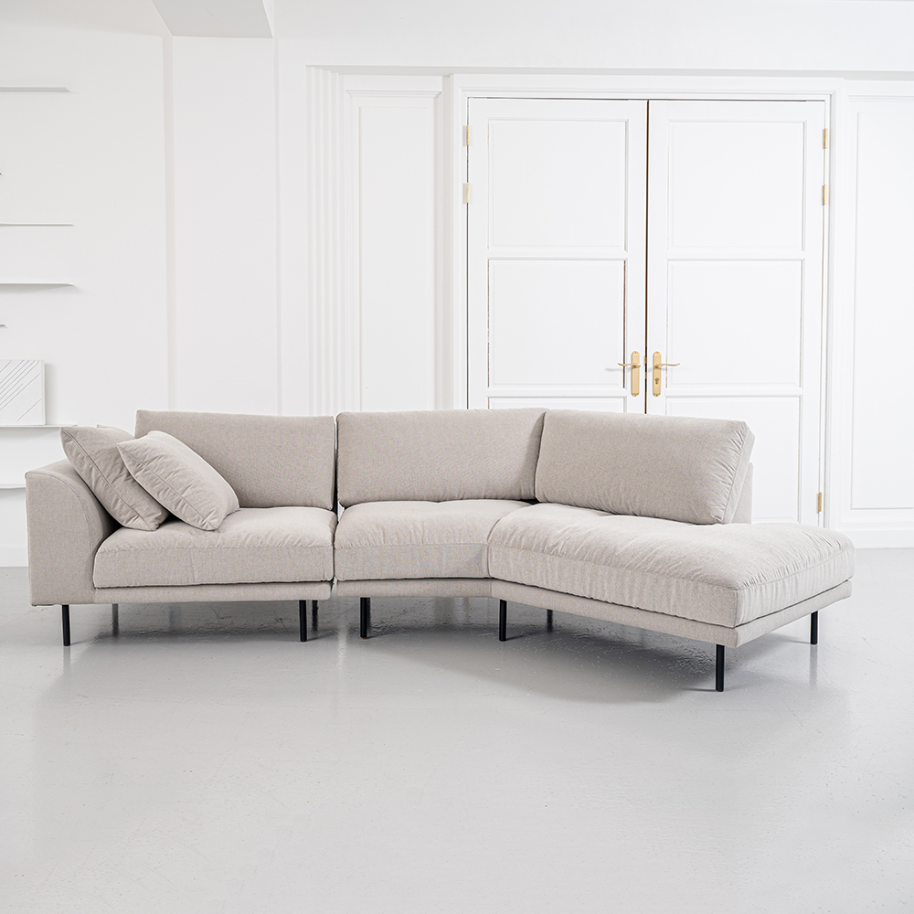 [패브릭소파]글러브 코너 이지클린패브릭소파 100% (방수, 커버분리가능) Ph.12 모듈소파