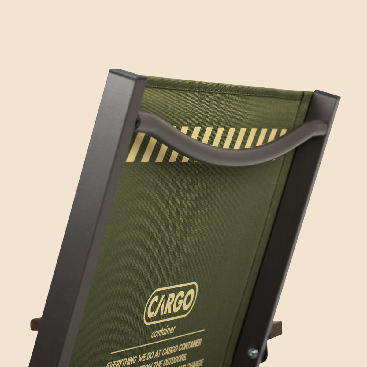 카고컨테이너 캠핑 의자 코지 폴딩 체어 M, 카키, 1개