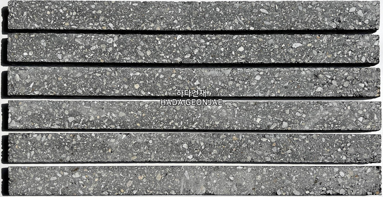 모노타일 롱와이드 500x40x18T 블랙 / 하다건재 롱브릭타일