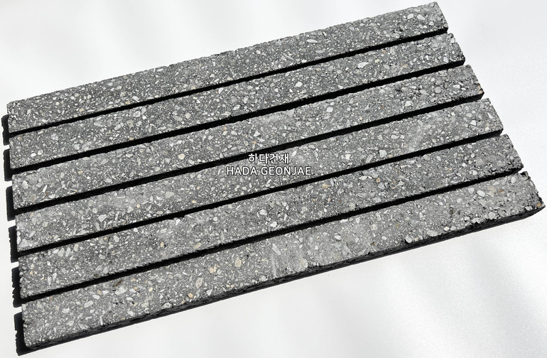 모노타일 롱와이드 500x40x18T 블랙 / 하다건재 롱브릭타일