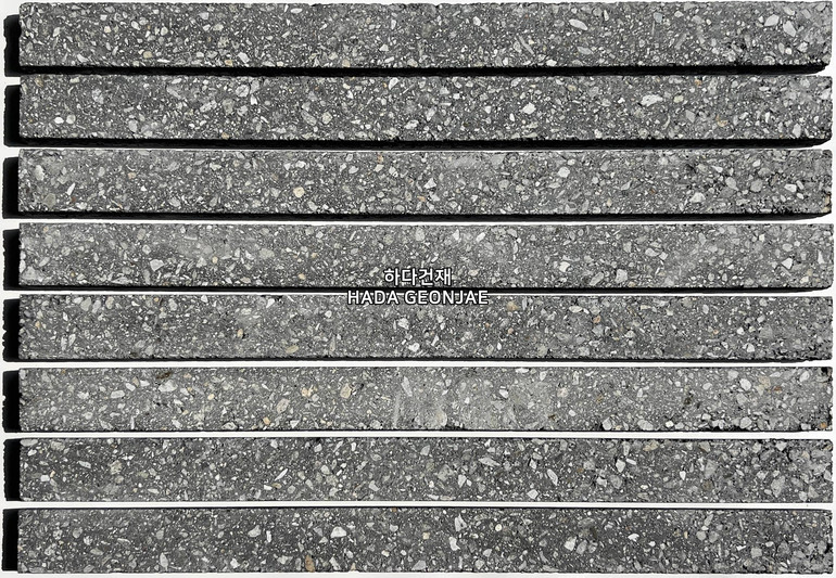 모노타일 롱와이드 500x40x18T 블랙 / 하다건재 롱브릭타일