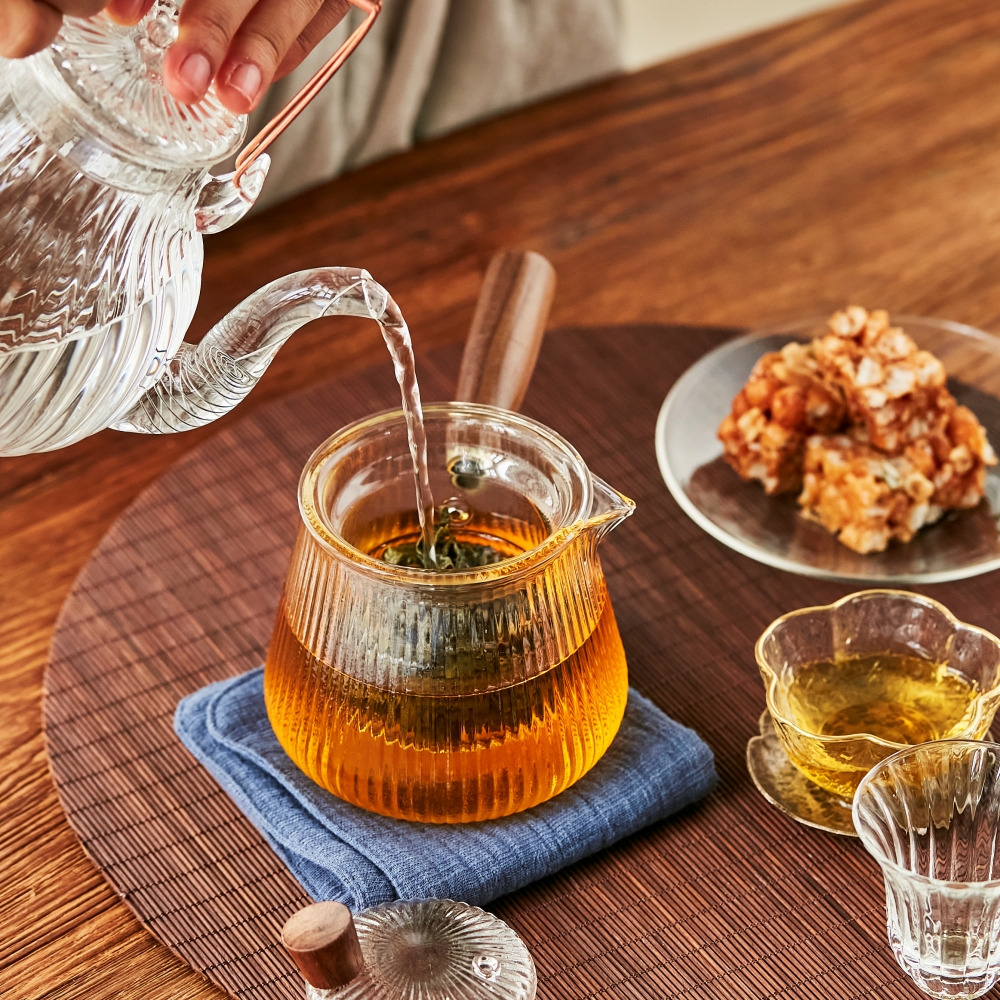 티매트 우드 식탁 테이블 꾸미기 원목 깔개 유리대용 차그루 밤부