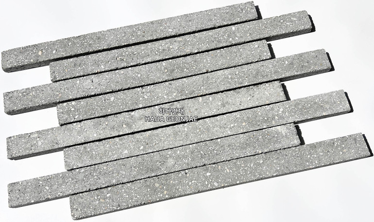 모노타일 롱와이드 500x40x18T 그레이 / 하다건재 롱브릭타일