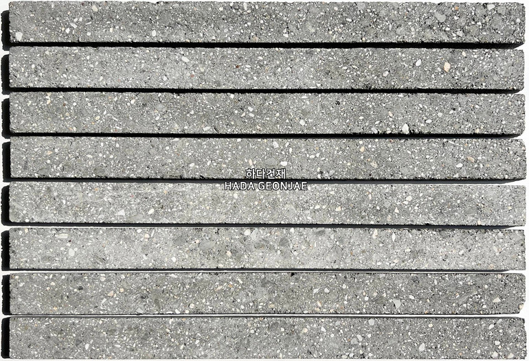 모노타일 롱와이드 500x40x18T 그레이 / 하다건재 롱브릭타일