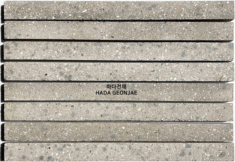 모노타일 롱와이드 500x40x18T 연브라운 / 하다건재 롱브릭타일