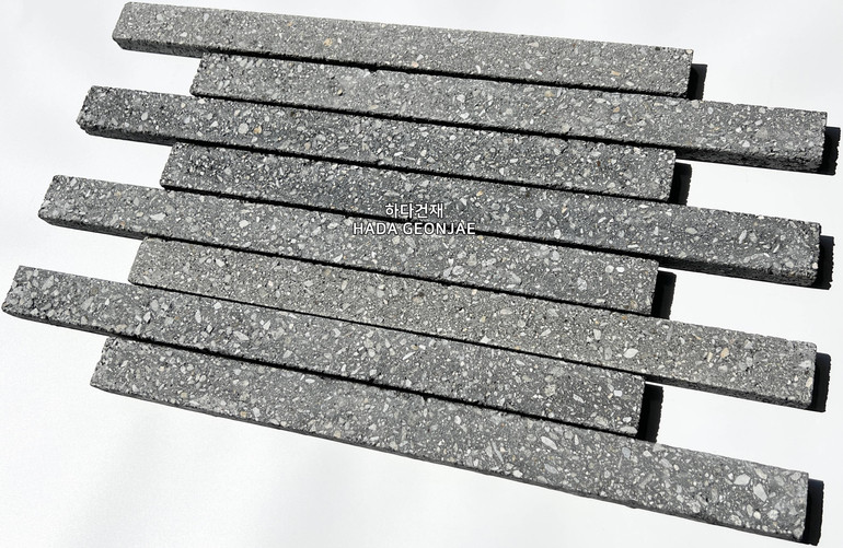 모노타일 롱와이드 500x40x18T 블랙 / 하다건재 롱브릭타일