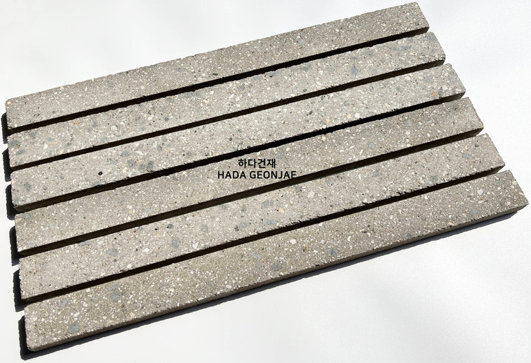 모노타일 롱와이드 500x40x18T 연브라운 / 하다건재 롱브릭타일